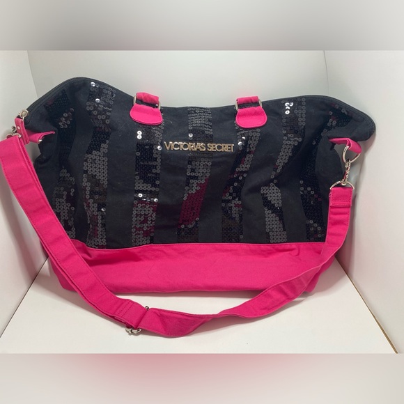 Victoria’s Secret Sequin Weekender Bag - Picture 1 of 6